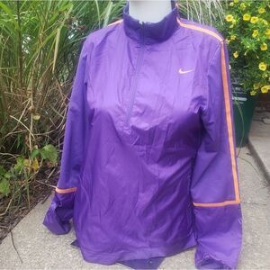 NIKE purple running jacket - medium